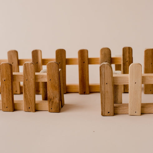 QTOYS - Wooden Fences - Set of 4